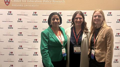 Sara Kerr, Heather Boughton, and Sharon Gaskins at convening