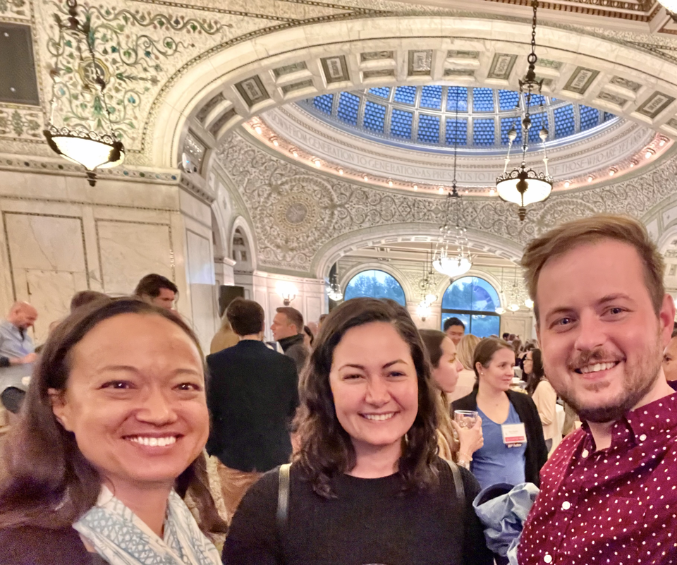 Fellows Antovich, Choles, and supervisor Miao
