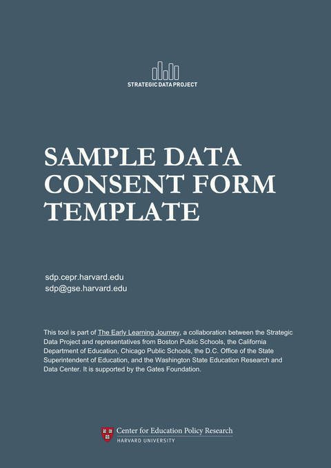 Sample Data Consent Form Template