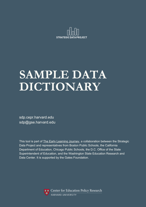 Sample Data Dictionary