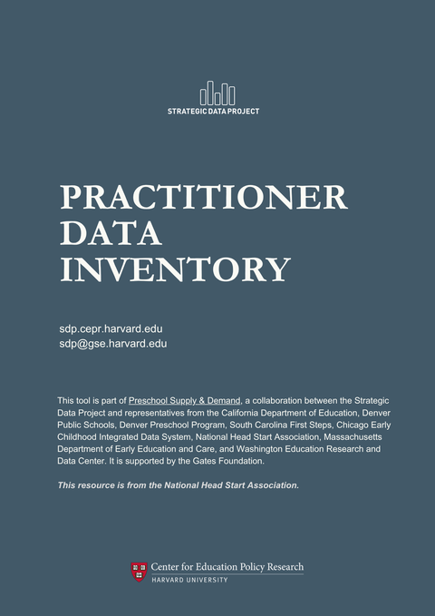Practitioner Data Inventory
