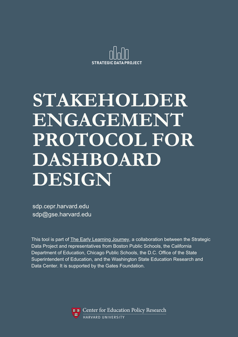 Stakeholder Engagement Protocol for Dashboard Design